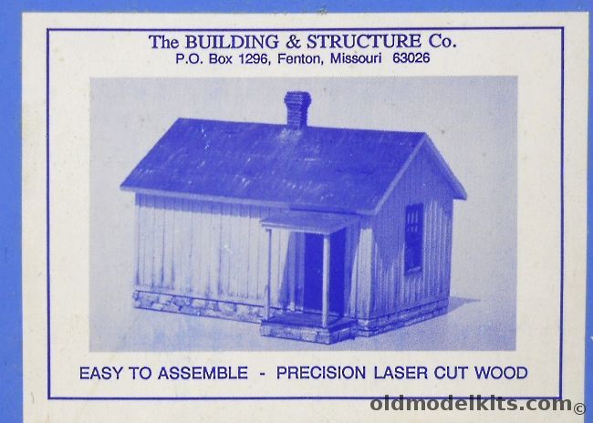 The Building & Structure Company 1/87 DRG&W Lizard Head Bunk House - HO / HOn3 Scale Craftsman Kit, 2016L plastic model kit